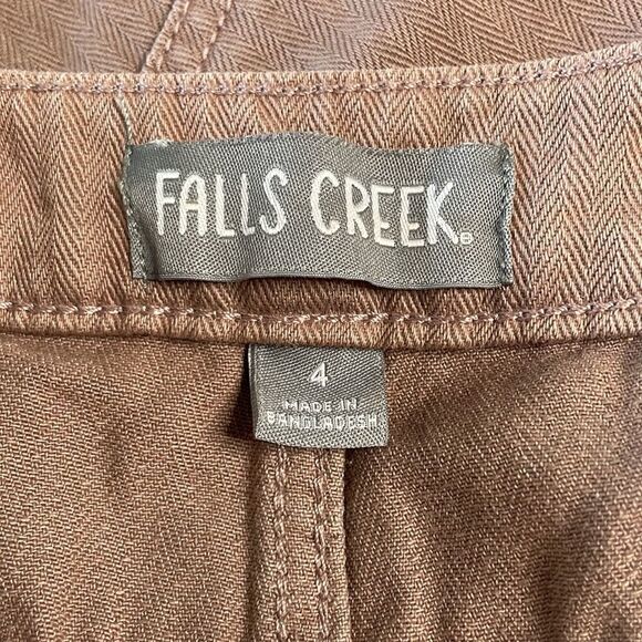 NEW Straight Leg Pants w Exposed Button Fly sz 4 - Picture 10 of 16